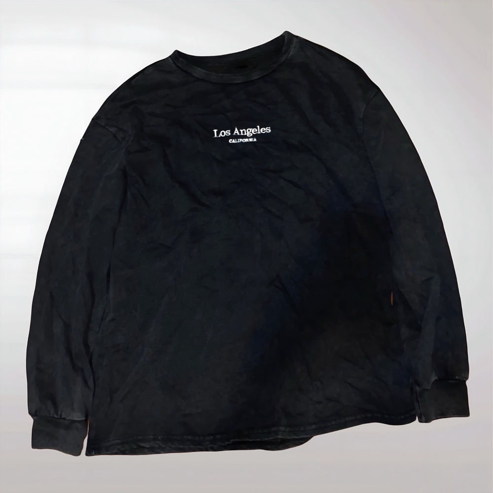 Los Angeles Black Long Sleeve Tee
